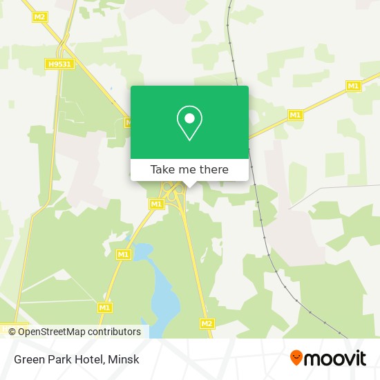 Green Park Hotel map