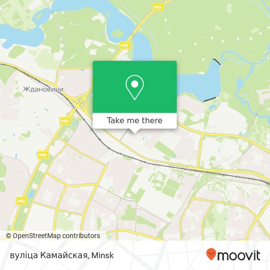 вуліца Камайская map