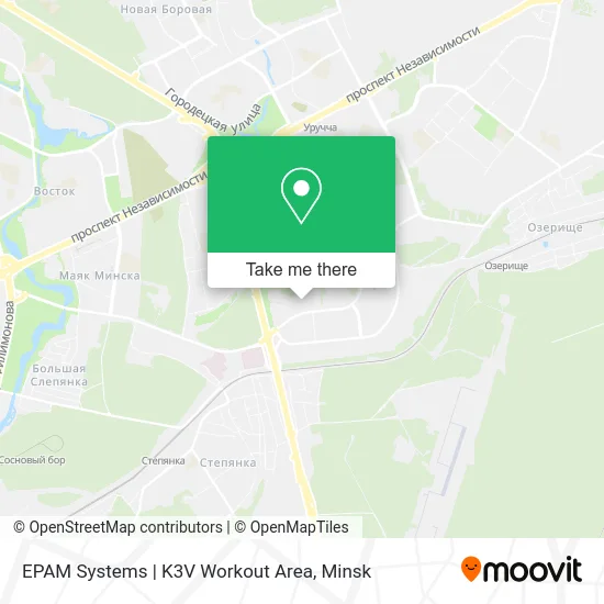 EPAM Systems | K3V Workout Area map
