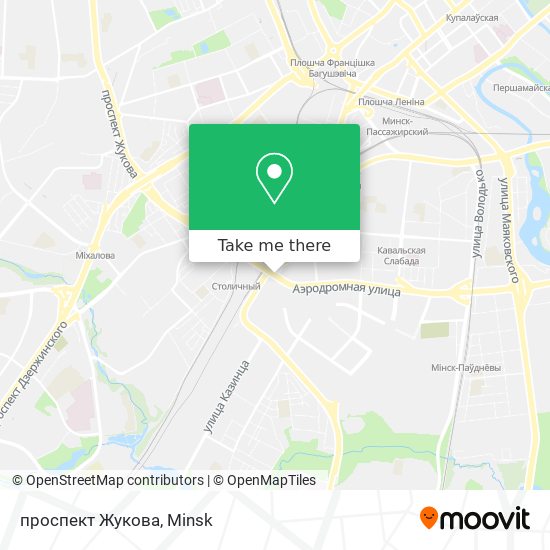 проспект Жукова map