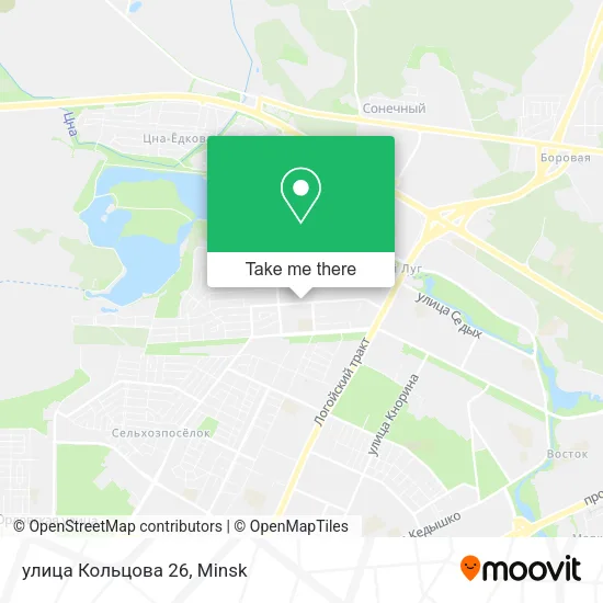 улица Кольцова 26 map