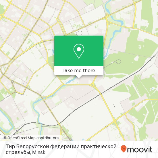 Тир Белорусской федерации практической стрельбы map