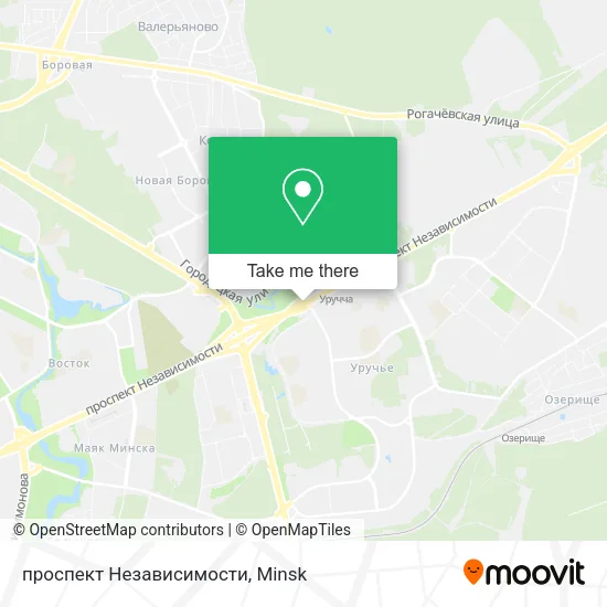 проспект Независимости map