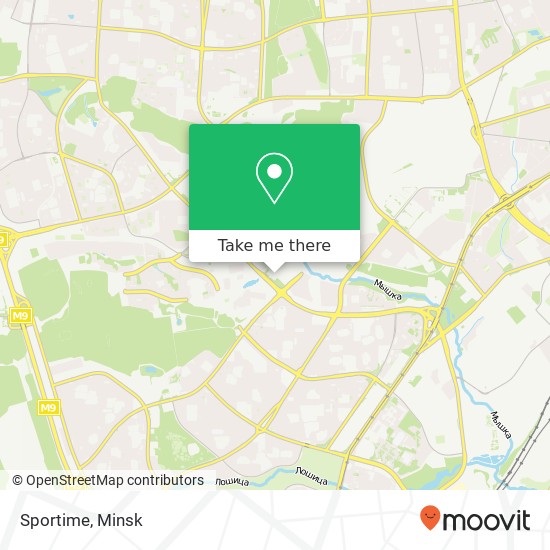 Sportime map