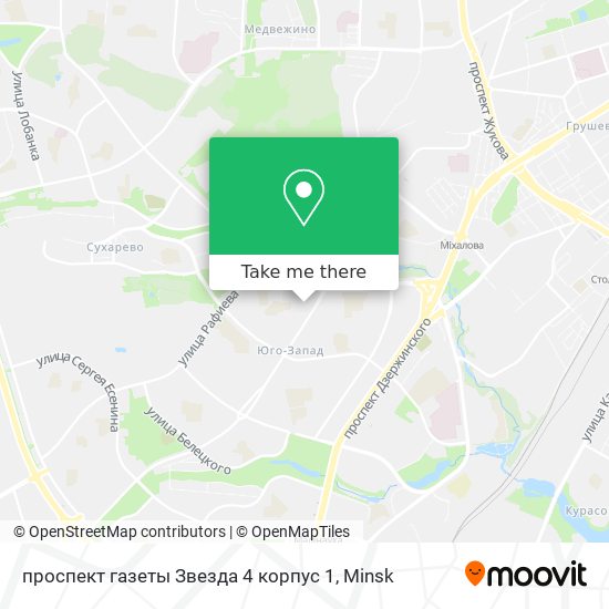 проспект газеты Звезда 4 корпус 1 map