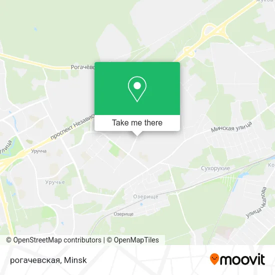 рогачевская map