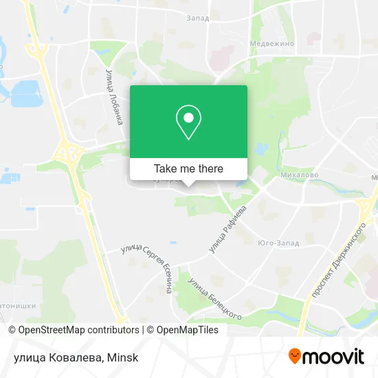 улица Ковалева map