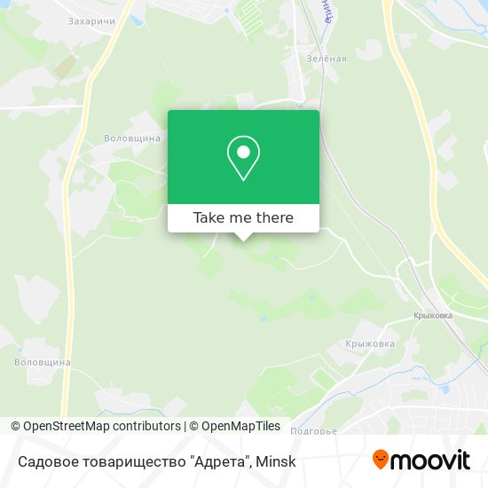 Садовое товарищество "Адрета" map