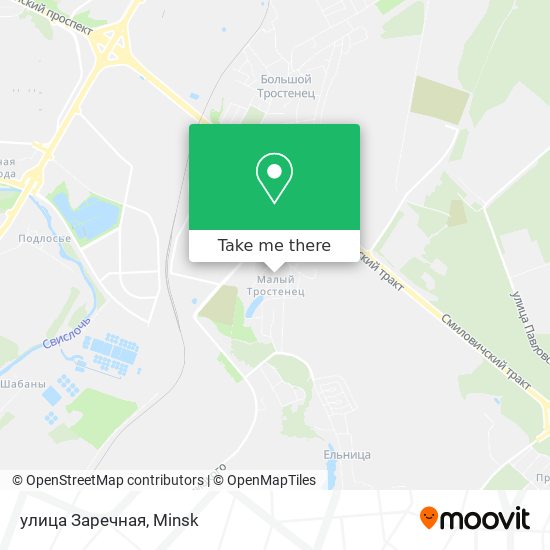 улица Заречная map