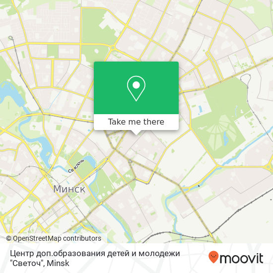 Центр доп.образования детей и молодежи "Светоч" map