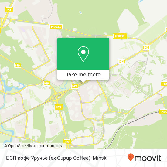 БСП кофе Уручье (ex Cupup Coffee) map