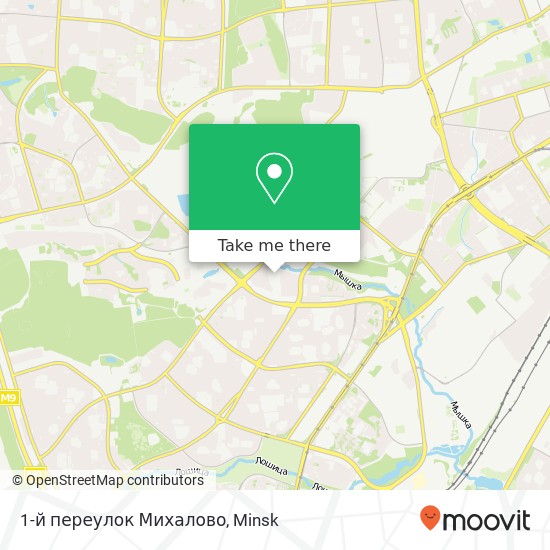 1-й переулок Михалово map