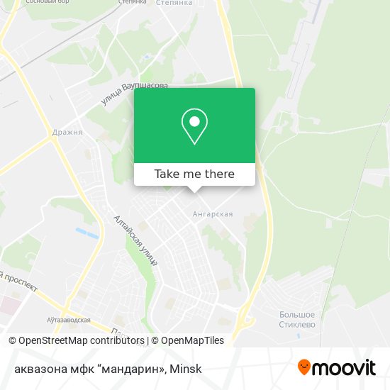 аквазона мфк “мандарин» map