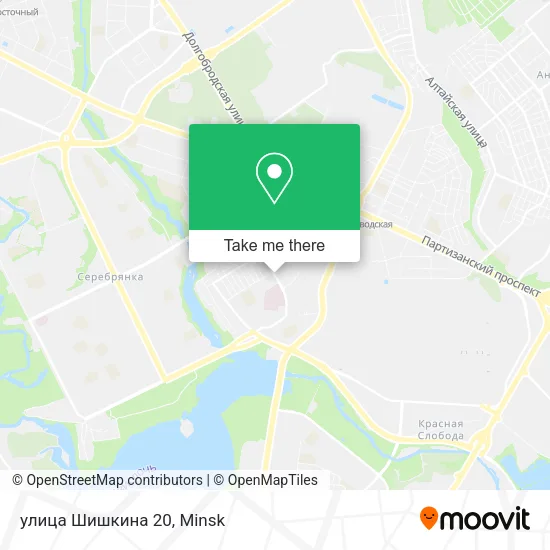 улица Шишкина 20 map