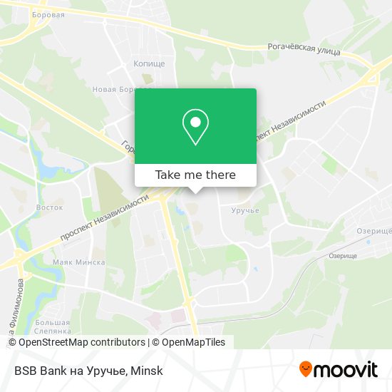 BSB Bank на Уручье map