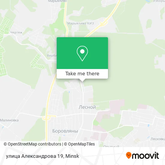 улица Александрова 19 map