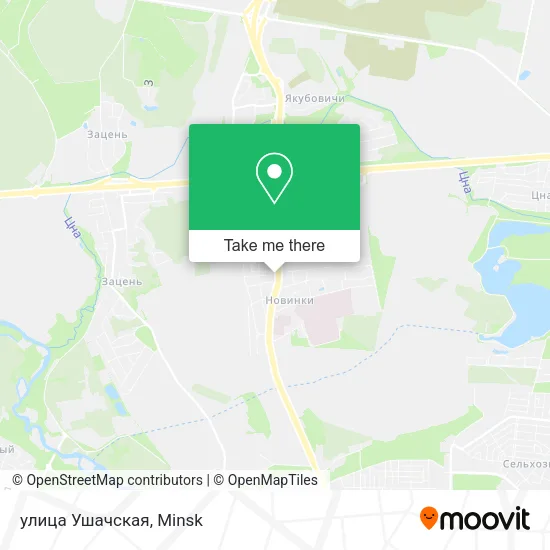 улица Ушачская map