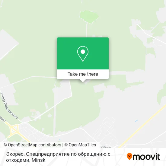 Экорес. Спецпредприятие по обращению с отходами map