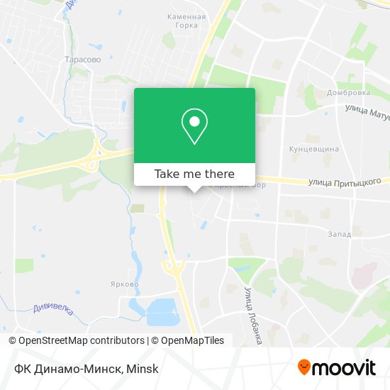 ФК Динамо-Минск map