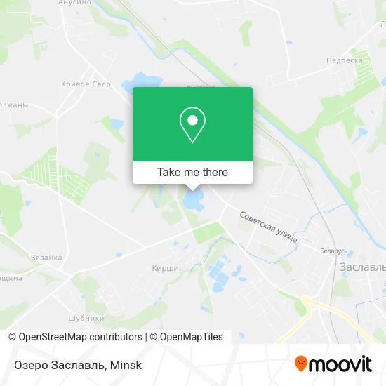 Озеро Заславль map