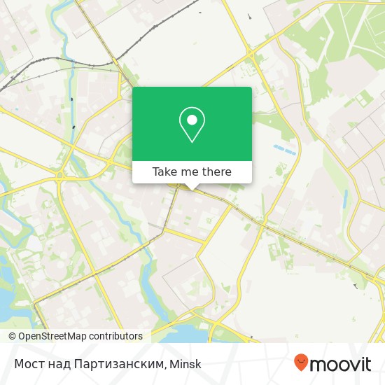 Мост над Партизанским map