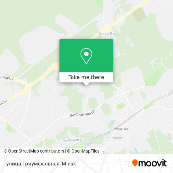 улица Триумфальная map