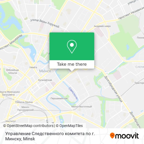 Управление Следственного комитета по г. Минску map