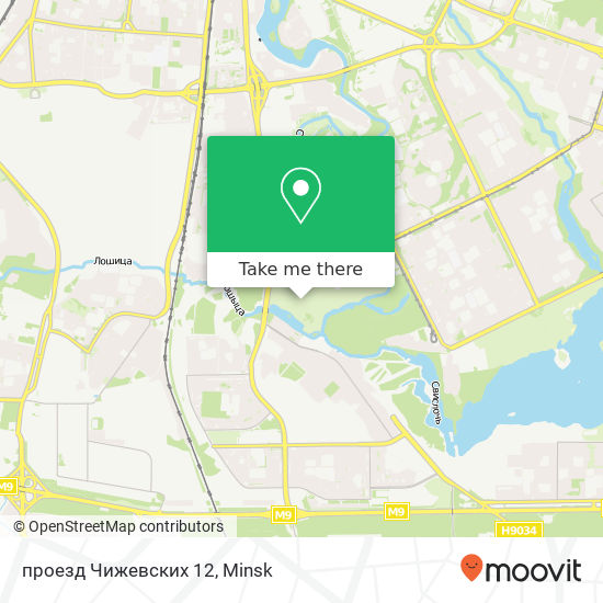 проезд Чижевских 12 map