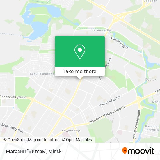 Магазин "Витязь" map
