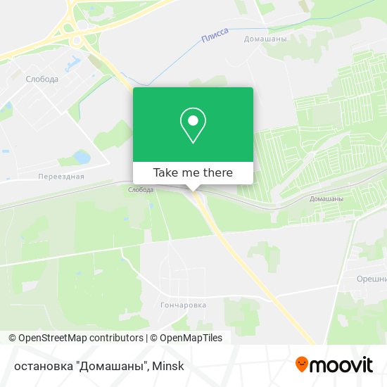 остановка "Домашаны" map