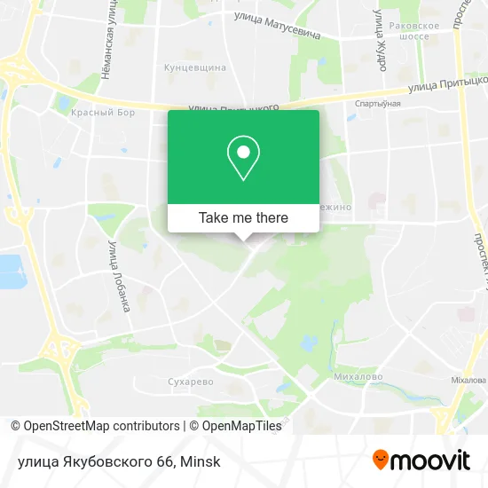 улица Якубовского 66 map