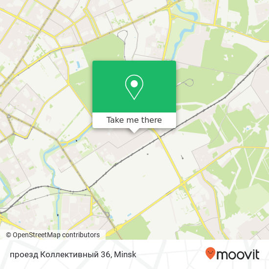 проезд Коллективный 36 map