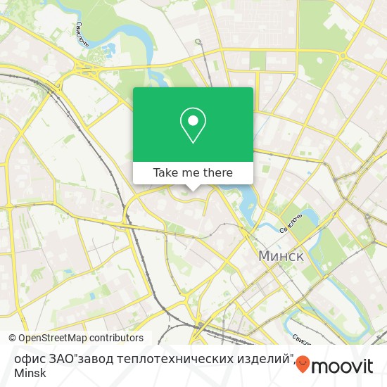 офис  ЗАО"завод теплотехнических изделий" map