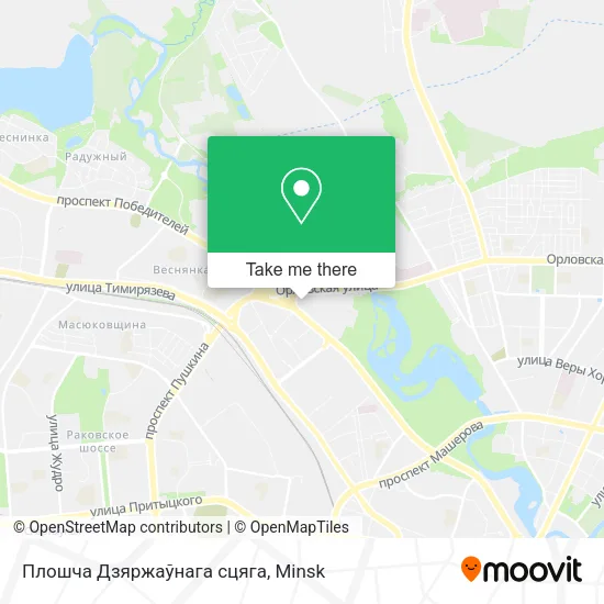 Плошча Дзяржаўнага сцяга map