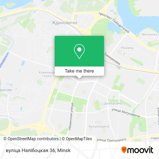 вуліца Налібоцкая 36 map