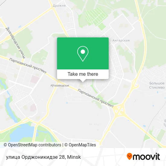 улица Орджоникидзе 28 map