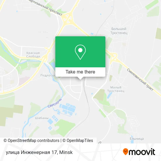 улица Инженерная 17 map