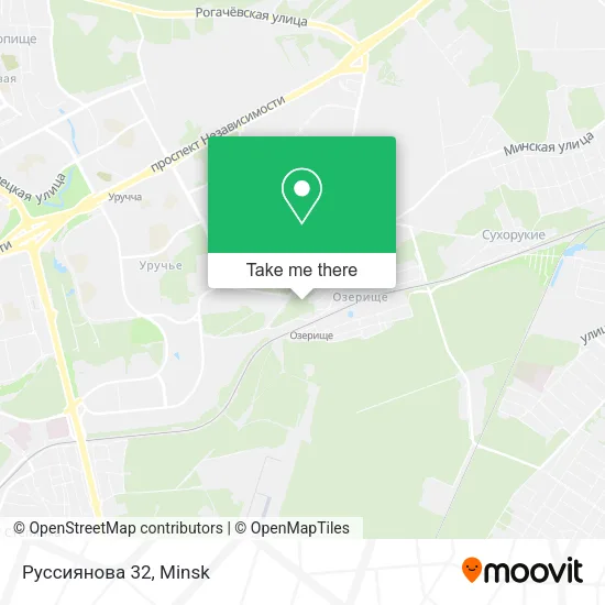 Руссиянова 32 map