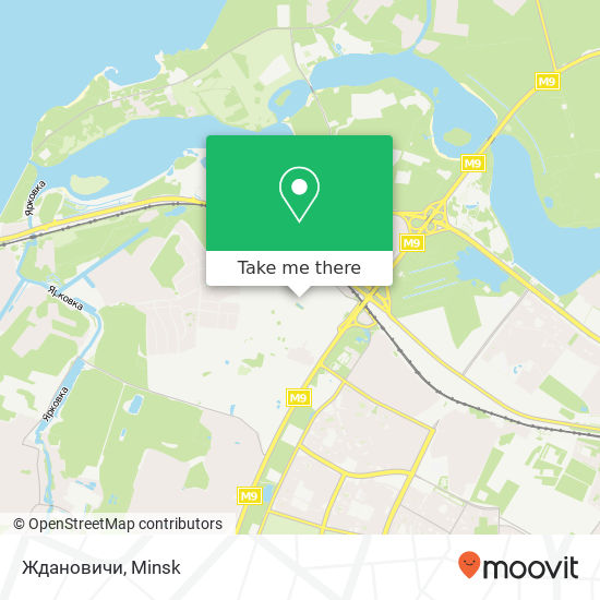 Ждановичи map