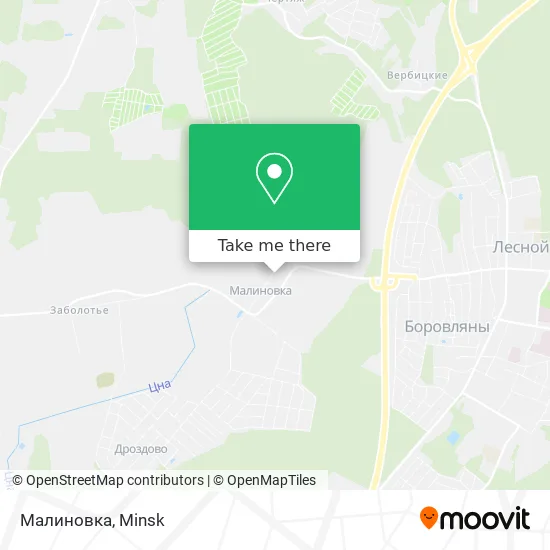 Малиновка map
