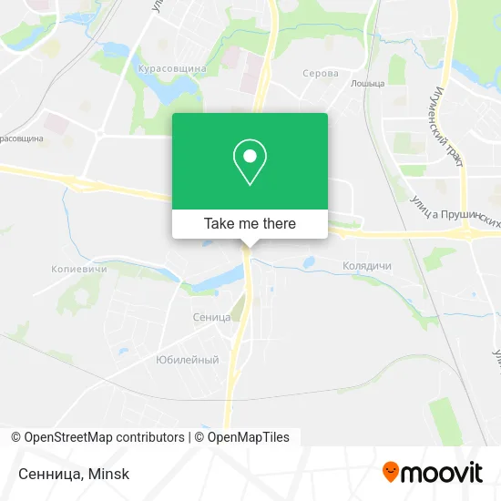 Сенница map
