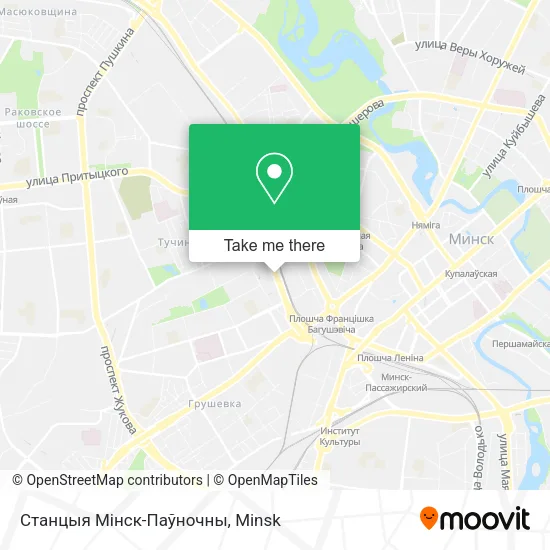 Станцыя Мінск-Паўночны map