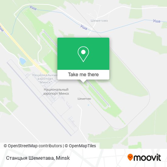 Станцыя Шеметава map