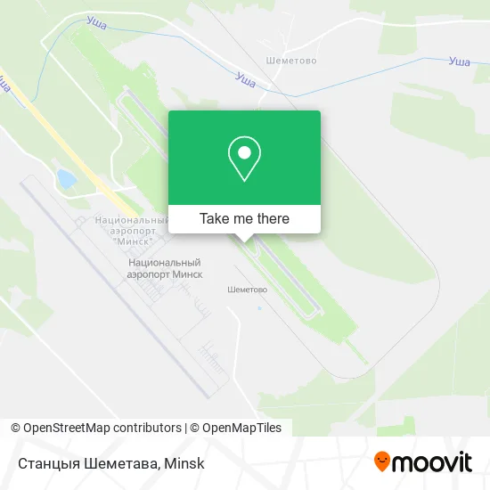 Станцыя Шеметава map