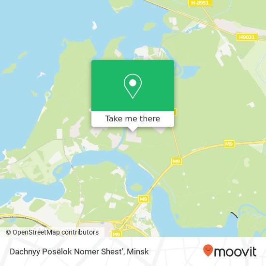 Dachnyy Posëlok Nomer Shest’ map