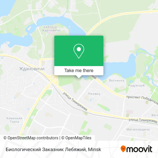 Биологический Заказник Лебяжий map
