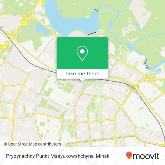 Prypynachny Punkt Masyukowshchyna map