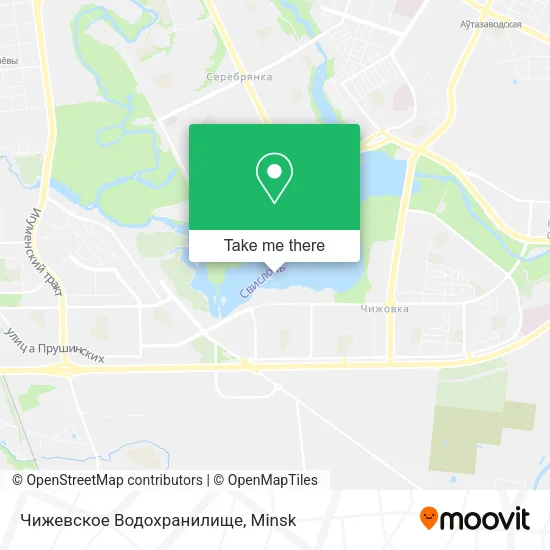 Чижевское Водохранилище map