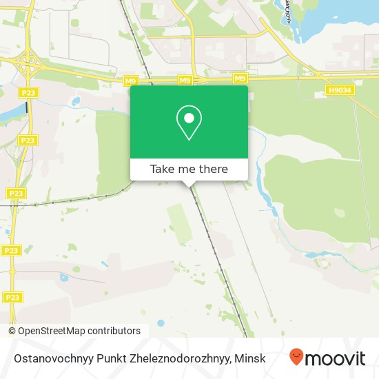 Ostanovochnyy Punkt Zheleznodorozhnyy map