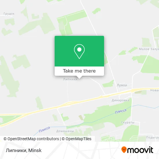 Липники map